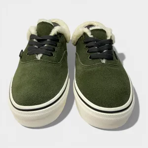 Vans Authentic Sherpa Mule Grape Leaf Green Suede Men 7 Women 8.5 VN000CP4KCZ thumbnail 4