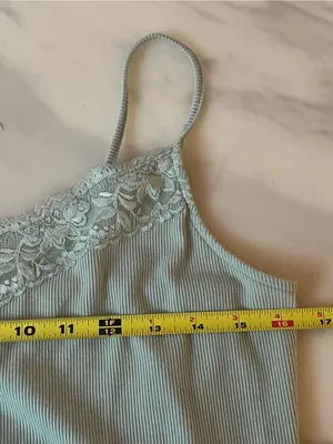 Heart & Hips Women’s XL Lace Trim Camisole Tank Tops Black Green Lot of 2 thumbnail 8