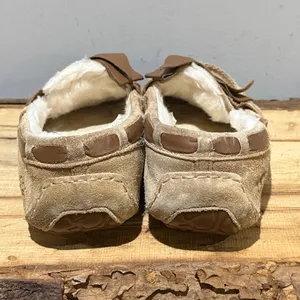 UGG Chestnut Ansley Leather Bow Moccasin Slippers Size‎ 10 A22 thumbnail 7