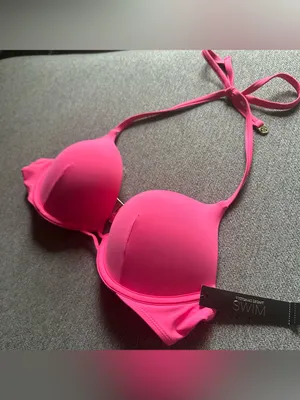 NWT Victoria’s Secret Bombshell Add 2 Cups Push-Up Bikini Top 36A thumbnail 2