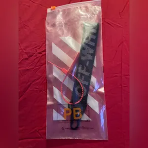 Authentic Off-White Keychain / Lanyard by Virgil Abloh In Black thumbnail 7