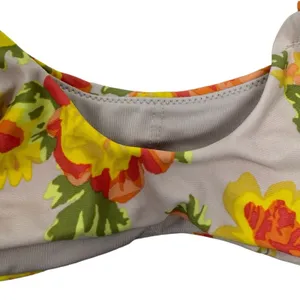 Aerie Floral‎ Printed Ruffle Scoop Bikini Top Boho Retro Size XS NWOT thumbnail 7