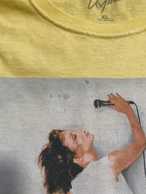 Urban Outfitters Kylie Minogue Fever Yellow Tee XL thumbnail 4