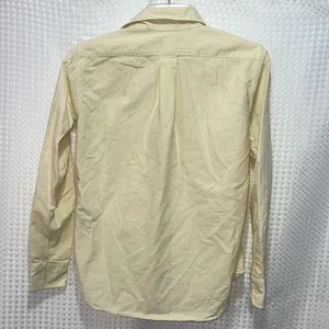 Ralph Lauren Womens Shirt Sz 2 Classic Fit Button Down Yellow White Striped thumbnail 5