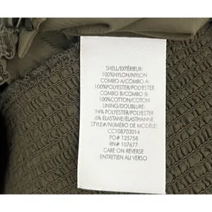 Alice + Olivia Moss Green Bell-Sleeve Crochet Collared Top Boho Fairy Grunge Witchy Ethereal thumbnail 11
