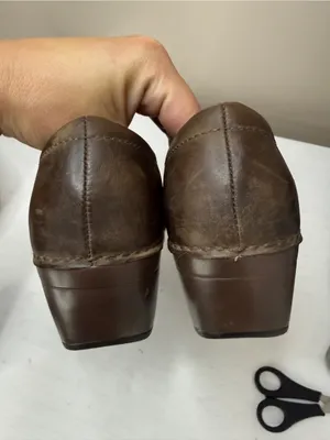Dansko Stacie Clogs Leather Slip On Professional Academia Sz 38 or US 7.5-8 thumbnail 7