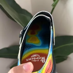 DOC DR Martens Topographic Colorful Shoes Size 8 Unisex Slingback thumbnail 7