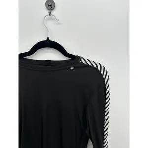 Helly Hansen Shirt Womens Large Black HH Dry Original Crew Base Layer thumbnail 6