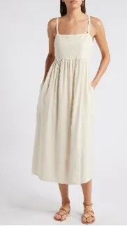 Treasure & Bond Oatmeal Midi Sundress thumbnail 1