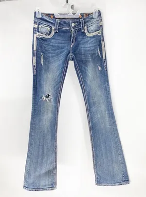 Rock Revival Natalie bootcut Lowrise modern cowgirl western Gypsy sz 27 thumbnail 2