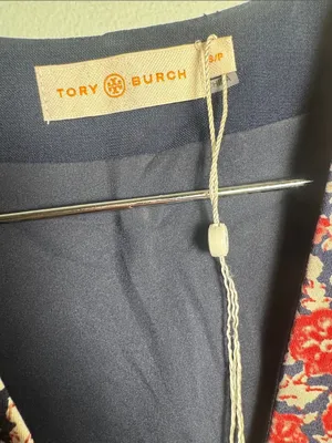 Tory Burch Calico Fit & Flare Floral Ponte Dress S thumbnail 5