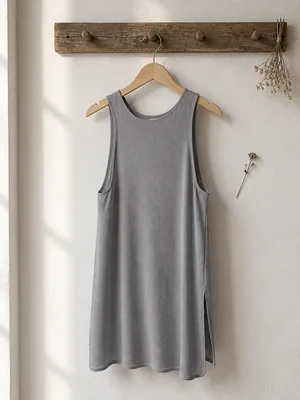 Wilfred Light Grey Scoop Neck Tank Top thumbnail 4
