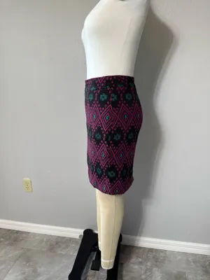 Ann Taylor Skirt Size 14 Aztec Cotton thumbnail 4