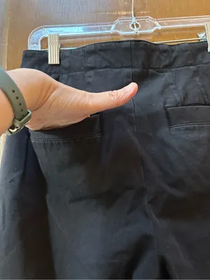 Anthropologie Maeve Black Straight Leg Trousers thumbnail 5