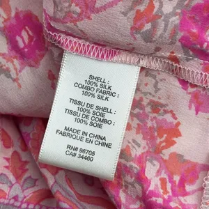 Rebecca Taylor Dreamweaver Print Silk Midi Dress Pink 8 thumbnail 7