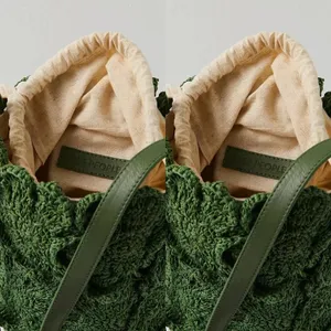 Free People Best In Show Bucket Bag in Hunter Green NWOT $108 thumbnail 9