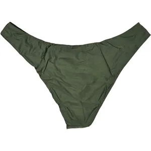 J. Crew Curved-waist cheeky bikini bottom Safari Green L NWT‎ thumbnail 2