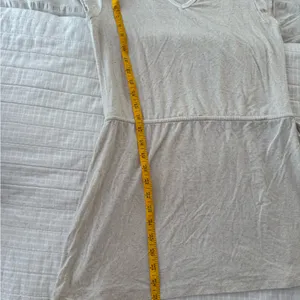 Elegant Cream Mini Dress Size L thumbnail 7