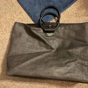 Kate spade woven hold all large tote‎ thumbnail 2