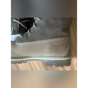 Timberland Authentics Waterproof Roll-Top Boots Brown Nubuck Women's Size 8 thumbnail 7