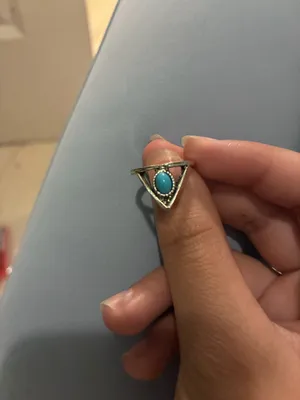 Silver-Tone Southwestern Geometric Fashion Ring thumbnail 2