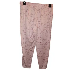 Disney Pink Mickey Mouse Sleep Pants Size Medium (8/10) thumbnail 2