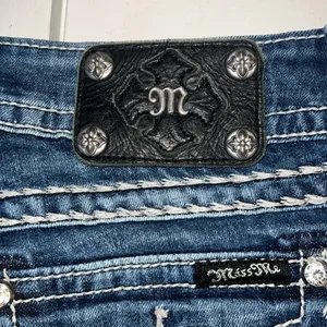 Miss Me Dark Blue Bermuda Jean Shorts size 26 thumbnail 8