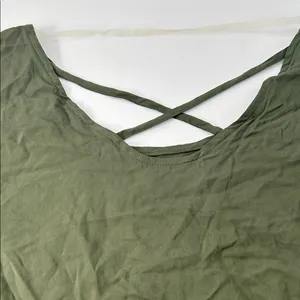Faded Glory Sage Green Embroidered Blouse thumbnail 10