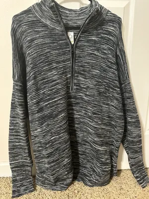 Aerie Oversized Zip Up Sweater thumbnail 1