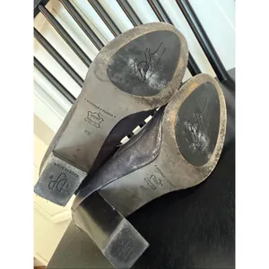 Donald J Pliner Chenia grey leather pewter tall boot size 9 thumbnail 8