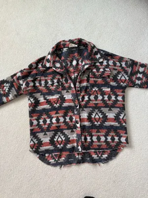 Dress Up Aztec Shacket Boutique thumbnail 2