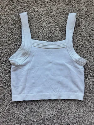Out From Under White tank top thumbnail 3