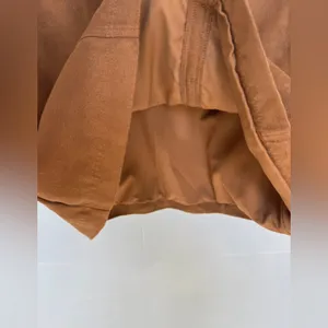 Hollister Brown Button-Front Mini Skirt Size 3‎ thumbnail 4