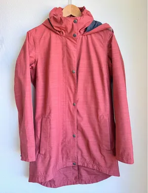 Merrell Select Dry Atlas Bounce Long Waterproof Parka Rain Jacket Womens Small thumbnail 1