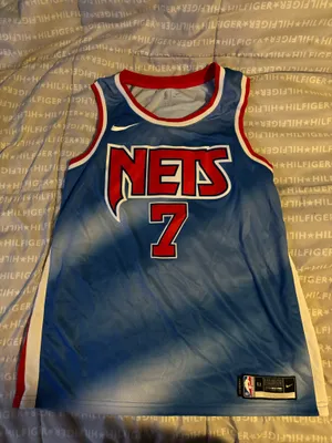 Men size XL Nike Nets jersey  thumbnail 1