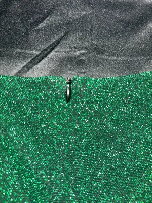 Lulus Sparkly Asymmetrical Green Bodycon Mini Dress thumbnail 4