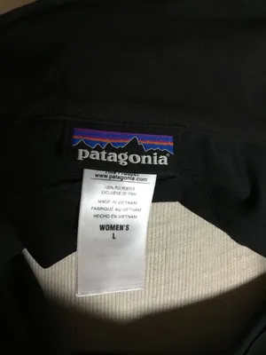 Patagonia Women's All Free Jacket Soft Shell Lightweight Full Zip Black Size L thumbnail 2