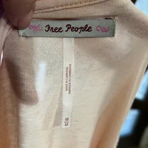 Free people blush pink bell sleeve Blouse thumbnail 6