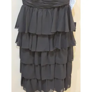 Mac Duggal Black‎ Tiered Ruffle Midi Dress Size 2 Original MSRP $358 thumbnail 6