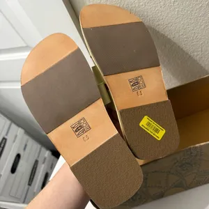 Free People Women’s 6.5 Cream Sloan Buckle Sandals thumbnail 5
