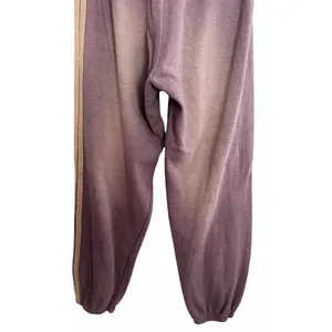 Aviator Nation 5 Stripe Sweatpants Faded Mocha Women's Size X-Large thumbnail 7
