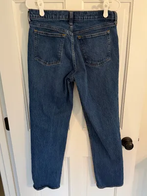 Abercrombie &‎ Fitch The Straight Mid Rise Jeans 29/8R Medium Wash Stretch thumbnail 3
