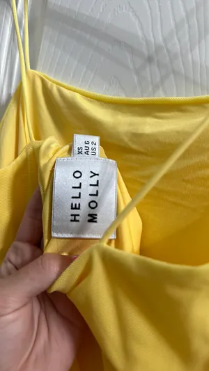 Hello Molly FAVORITE THINGS DRESS PASTEL YELLOW thumbnail 8