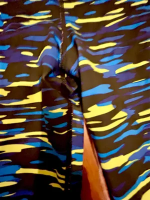 Nike Pro Haze Compression Capri dry fit Legging 729415-480 blue,black,neon green thumbnail 9