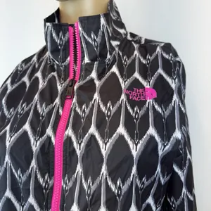 The North Face Windbreaker Jacket Sz‎ Small Full Zip Lightweight Python Graphic thumbnail 2