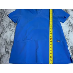 Figs Women’s V-Neck Scrub Top Blue shirt size XS thumbnail 6
