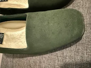 Fashion Bug Dark Green Suede Block Heel Pumps Size 8 thumbnail 6