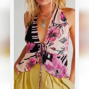 NWT FREE PEOPLE Hot Tropics Top SIZE L thumbnail 4