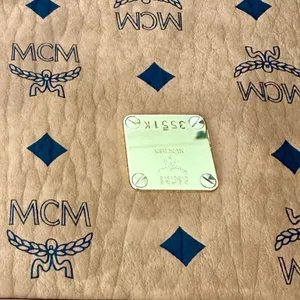 MCM Arena Top Zip Shopper Visettos Cognac thumbnail 5