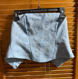 Tic Toc Corset Top Blue  thumbnail 1